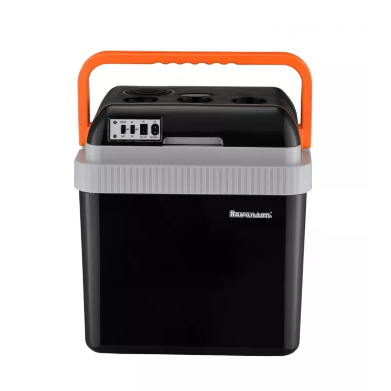 Lodówka turystyczna Ravanson CS-24S, elektryczna 24 L, czarna, 220–240 V, 57 dB