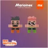 Klocki konstrukcyjne Marioinex Blocks Waffle mini Śmieciarka 14 szt. 903131