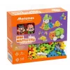 Klocki konstrukcyjne Marioinex Blocks Waffle mini Śmieciarka 14 szt. 903131