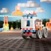 Zestaw klocków konstrukcyjnych Marioinex Mini Waffle Blocks Stacja benzynowa, 148 elementów, wielokolorowe, od 6 lat