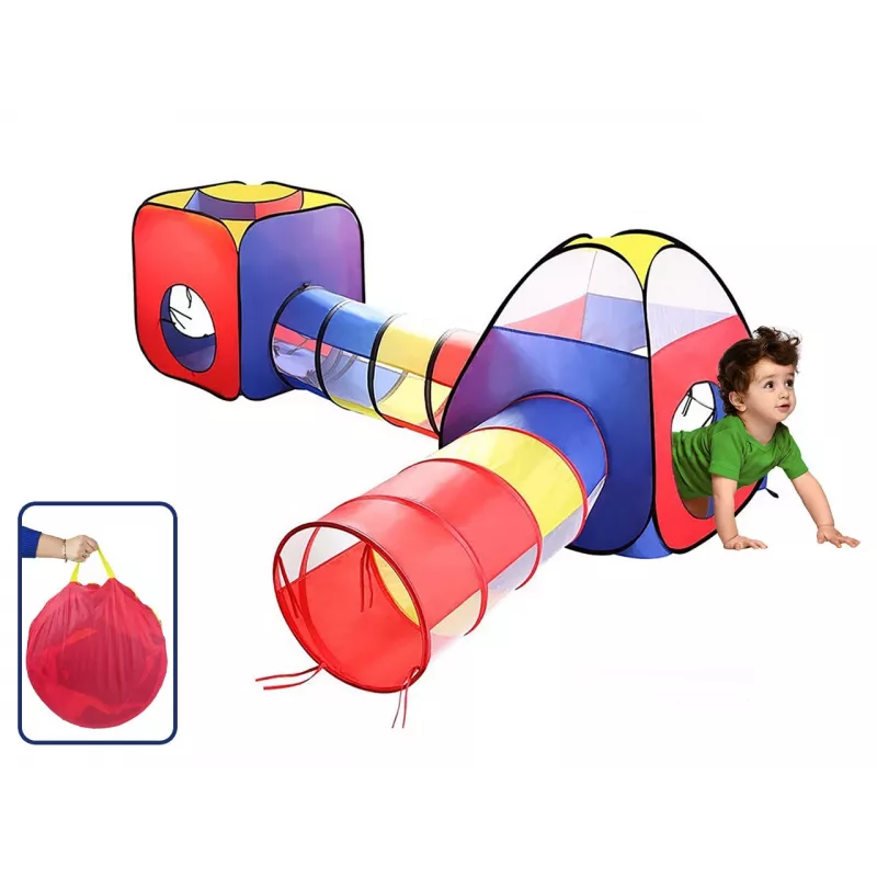 Namiot do zabawy dla dzieci Madej 004178, domek z tkaniny, 4 elementy