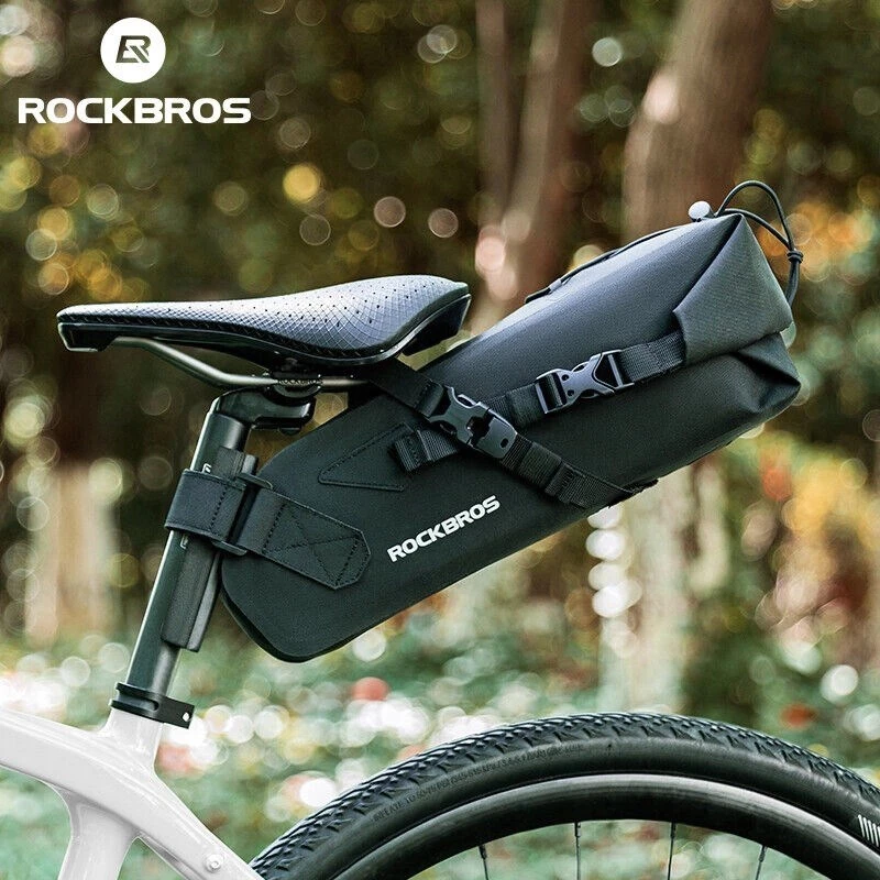 Rockbros 30130061001 3 L czarna wodoodporna torba podsiodłowa rowerowa