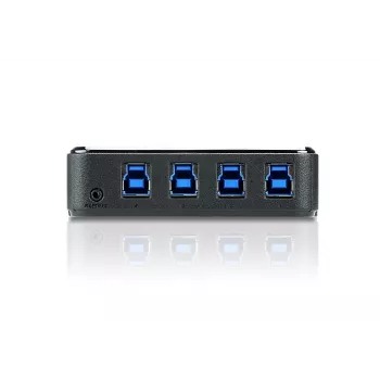 Przełącznik współdzielenia urządzeń peryferyjnych ATEN US434 4x4 USB 3.2 Gen1
