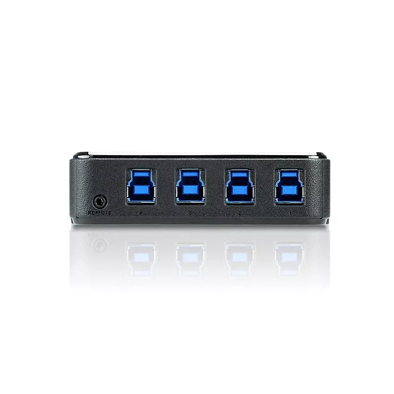Przełącznik współdzielenia urządzeń peryferyjnych ATEN US434 4x4 USB 3.2 Gen1