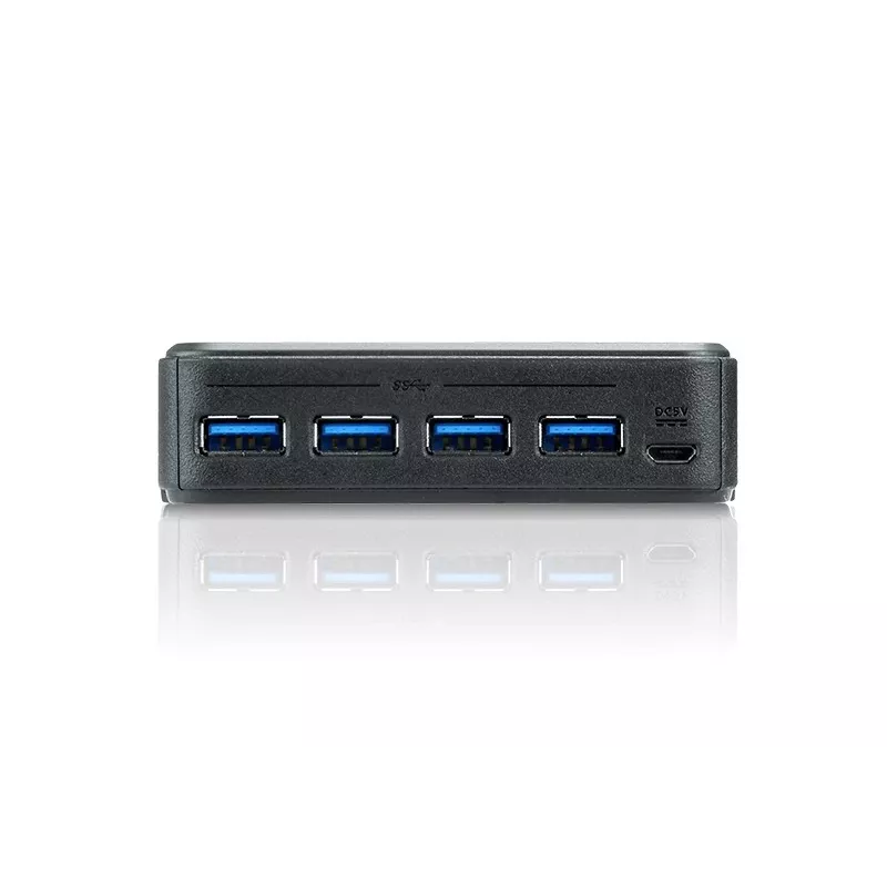 Przełącznik współdzielenia urządzeń peryferyjnych ATEN US434 4x4 USB 3.2 Gen1