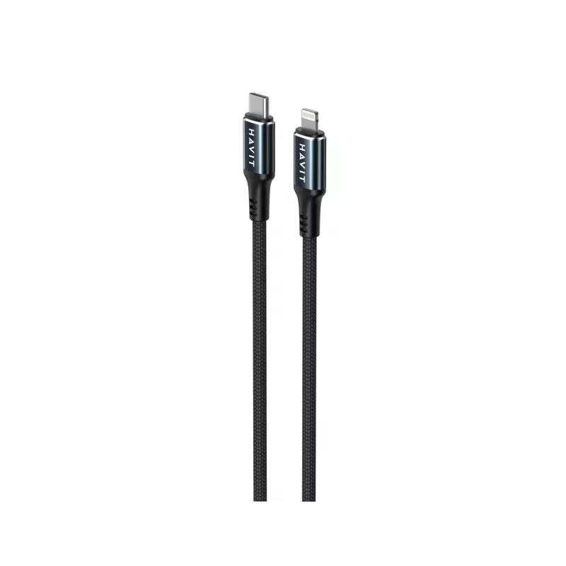 Havit CB6311 USB Type C to Lightning kabel 1 m Czarny 30 W