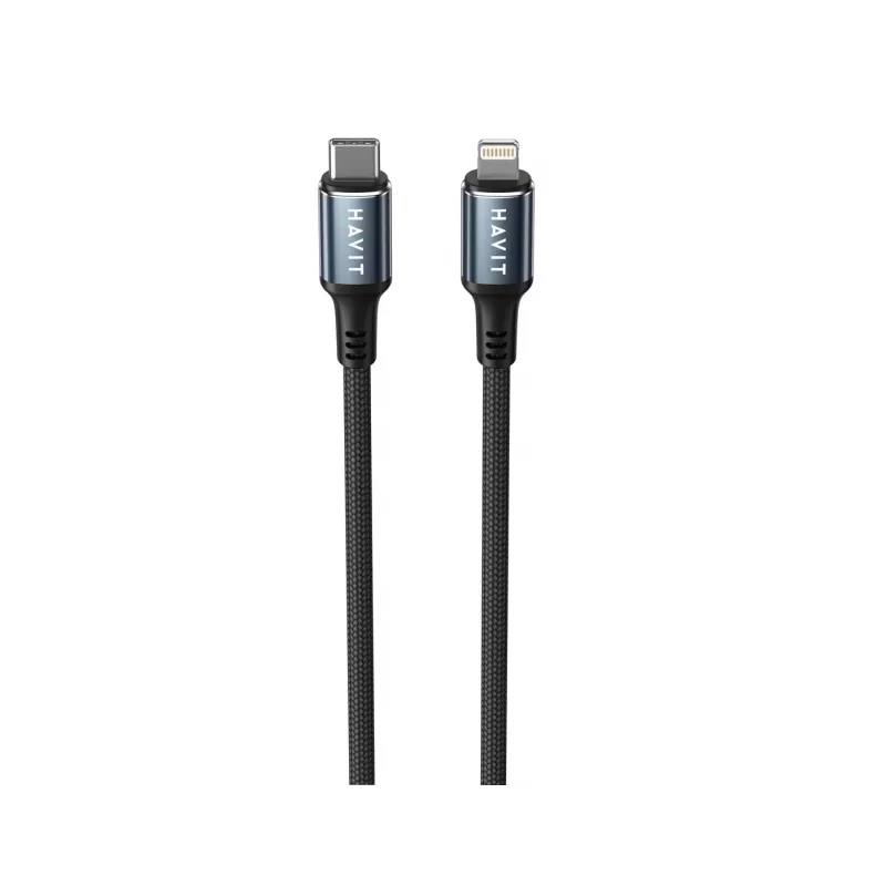 Havit CB6311 USB Type C to Lightning kabel 1 m Czarny 30 W
