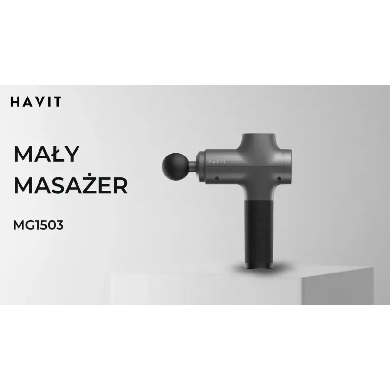 Havit MG1503 pistoletowy masażer do rąk z masażem uderzeniowym i wibracyjnym