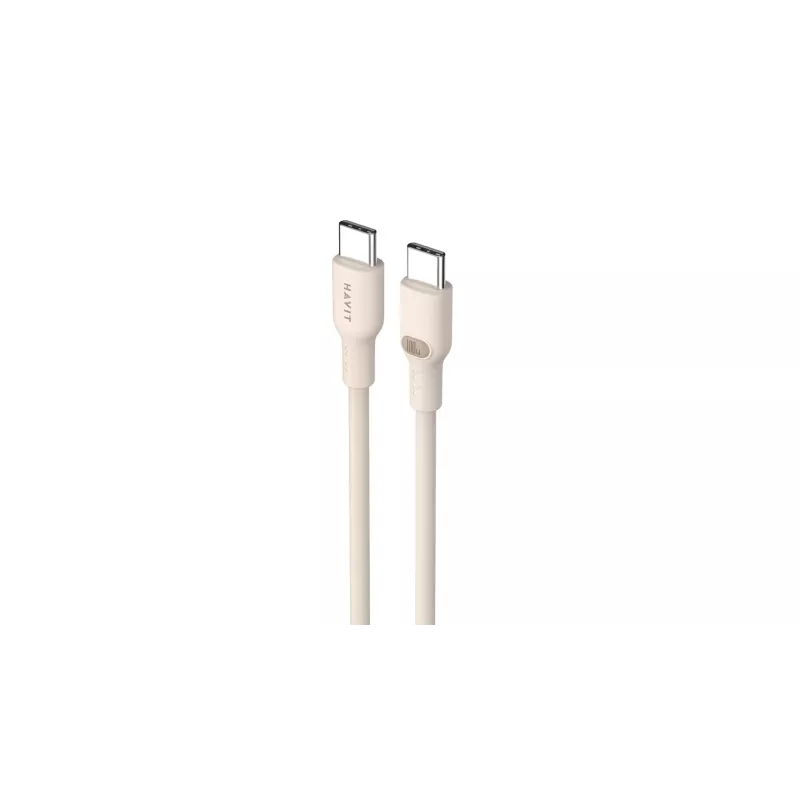 Kabel USB typu C Havit CB6284 2m beżowy