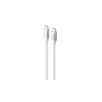 Kabel Havit CB6290 USB Type C do USB Type C 1 m 10 Gbit/s Szaro-Biały