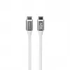 Kabel Havit CB6290 USB Type C do USB Type C 1 m 10 Gbit/s Szaro-Biały