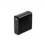 HAVIT Travel Charger UCLE004 EU 140W Five-Port GaN Czarny