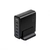 HAVIT Travel Charger UCLE004 EU 140W Five-Port GaN Czarny