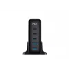 HAVIT Travel Charger UCLE004 EU 140W Five-Port GaN Czarny