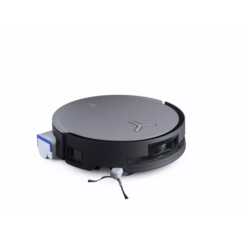 Robot sprzątający Ecovacs Deebot X8 Omni — czarny, bateria 5200 mAh, czas pracy 128 min, worek na kurz 0,22 L, mopowanie na mokro, automatyczna stacja bazowa
