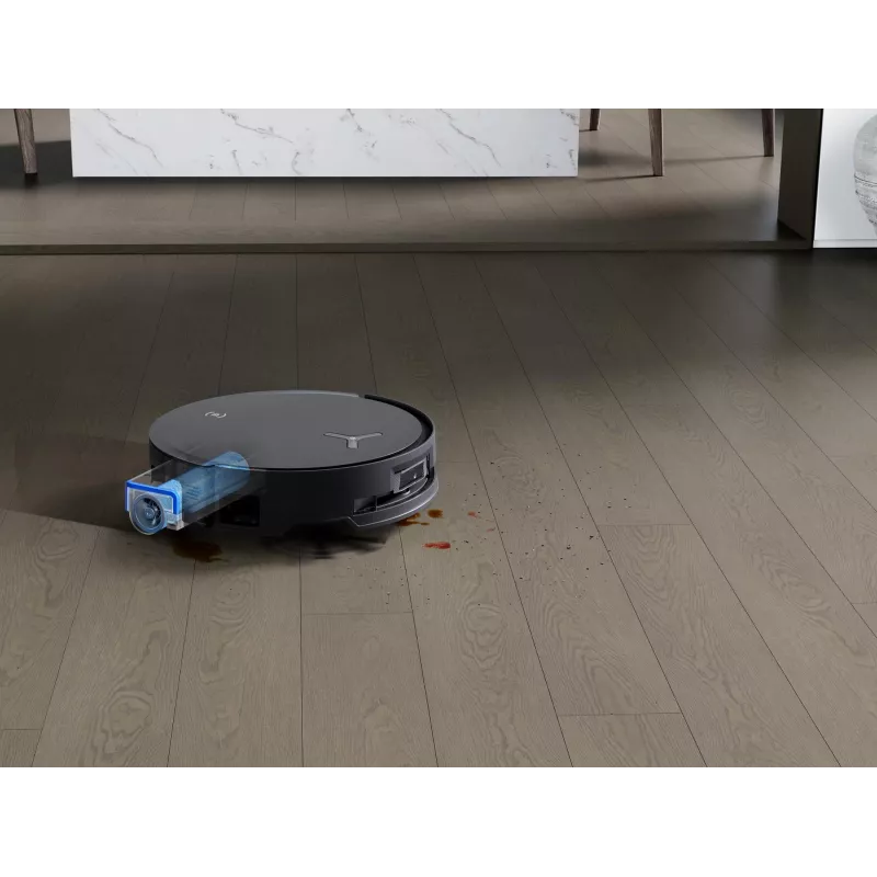 Robot sprzątający Ecovacs Deebot X8 Omni — czarny, bateria 5200 mAh, czas pracy 128 min, worek na kurz 0,22 L, mopowanie na mokro, automatyczna stacja bazowa