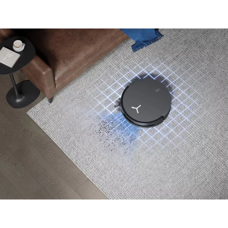 Robot sprzątający Ecovacs Deebot X8 Omni — czarny, bateria 5200 mAh, czas pracy 128 min, worek na kurz 0,22 L, mopowanie na mokro, automatyczna stacja bazowa