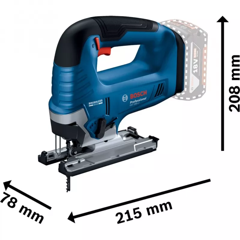 Wyrzynarka akumulatorowa Bosch GST 18V-125 B Professional