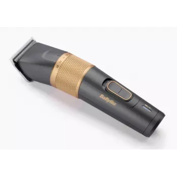 Maszynka do włosów BaByliss E987E Gold Granite — akumulatorowa Li-Ion, 8 stopni długości, 0,6 mm–28 mm, wodoodporna