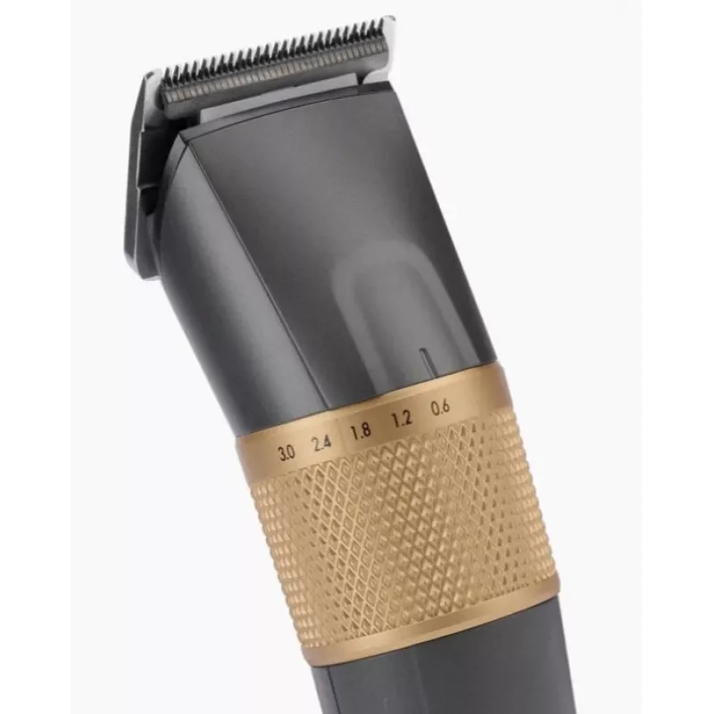 Maszynka do włosów BaByliss E987E Gold Granite — akumulatorowa Li-Ion, 8 stopni długości, 0,6 mm–28 mm, wodoodporna