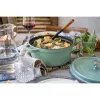 Staub Okrągły Żeliwny Garnek Żaroodporny 5,2 L, Miętowy - La Cocotte 26 cm