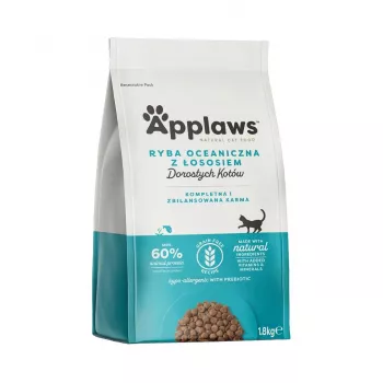 APPLAWS Adult Ocean fish z łososiem - sucha karma dla kota - 1,8kg