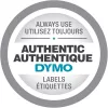 DYMO D1 Durable - Czarny na Białym - 12mm