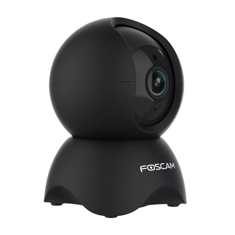 Kamera IP Foscam X5, forma żarówki, 5 MP (2560×1920), Wi‑Fi i Ethernet, MicroSD do 256 GB, obrót/pochylenie 360°, zoom cyfrowy 6x, zasięg nocny 8 m