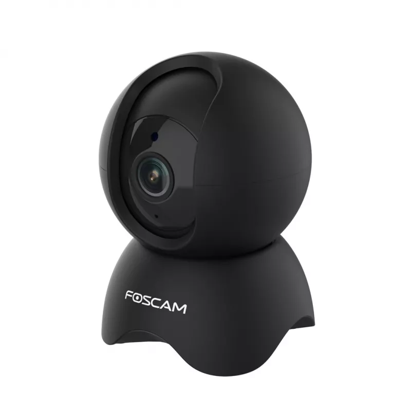 Kamera IP Foscam X5, forma żarówki, 5 MP (2560×1920), Wi‑Fi i Ethernet, MicroSD do 256 GB, obrót/pochylenie 360°, zoom cyfrowy 6x, zasięg nocny 8 m