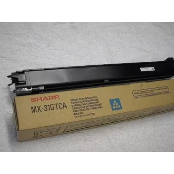 kaseta z tonerem Sharp MX-31GTCA 10000 stron cyjan