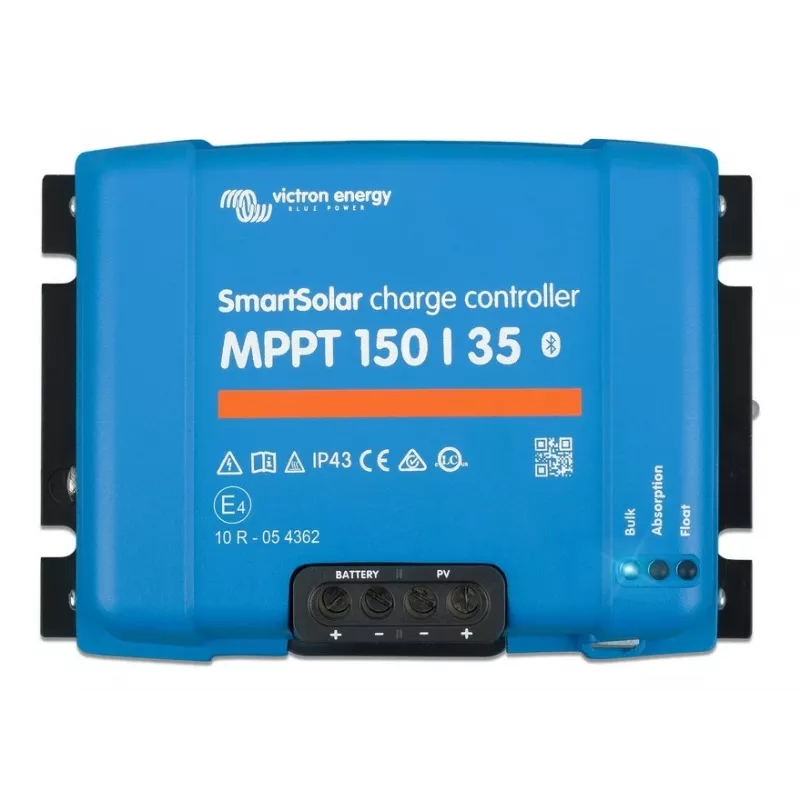 Kontroler ładowania słonecznego MPPT Victron Energy SmartSolar 150/35 — wejście 150 V, wyjście 35 A