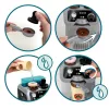 Ekspres do kawy KLEIN 9510, kompaktowa konstrukcja, przyjazna dzieciom zabawka do parzenia espresso