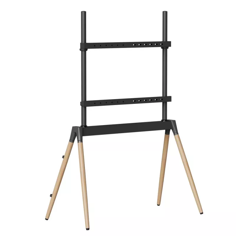 Podstawa podłogowa do telewizora 55-86/BLK/WOOD TVS-86F-01-BK Gembird