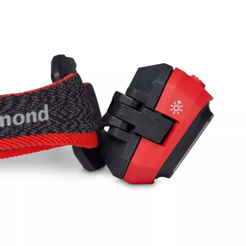 Black Diamond Storm 450 Czarna, Czerwona opaska latarka czołowa