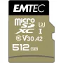 Karta pamięci Emtec 512GB MicroSDXC UHS-I ECMSDM512GXC10SP