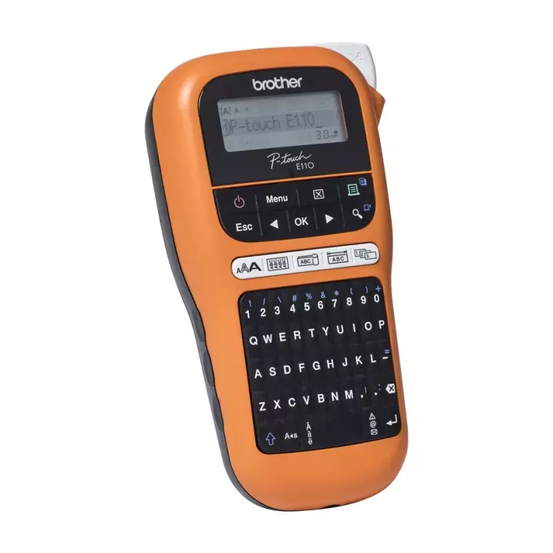 Drukarka do etykiet Brother PT-E110VP Termiczna bezpośrednia Kolor 180 x 180 DPI 20 mm/s TZe QWERTY