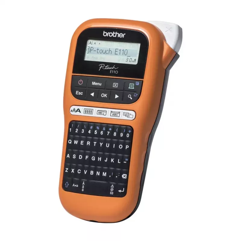 Drukarka do etykiet Brother PT-E110VP Termiczna bezpośrednia Kolor 180 x 180 DPI 20 mm/s TZe QWERTY