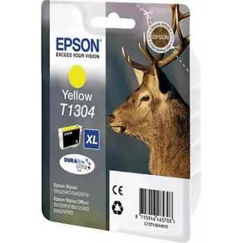 Epson Ink 1LB T1304 wkład atramentowy żółty o bardzo wysokiej wydajności 10,1 ml 1 szt. blister bez alarmu - DURABrite Ultra Ink
