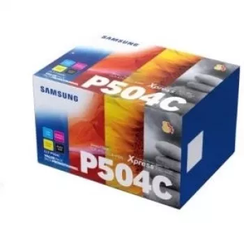 Samsung Toner CLT-P504C - Zestaw Rainbow (C/M/Y/K) - Wydajność: BK: 2 500 stron, C/M/Y: po 1 800 stron (CLT-P504C/ELS)