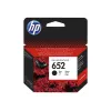Oryginalny czarny wkład atramentowy HP 652 Ink Advantage