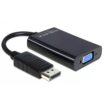 Delock Adapter Displayport męski > VGA 15 pin żeński - Adapter DisplayPort - DisplayPort (M)