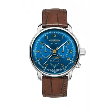 Zegarek Zeppelin Mediterranee 96363 42mm Czarny