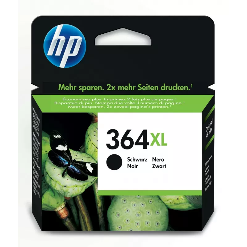 HP 364XL Czarny oryginalny wkład atramentowy o wysokiej wydajności