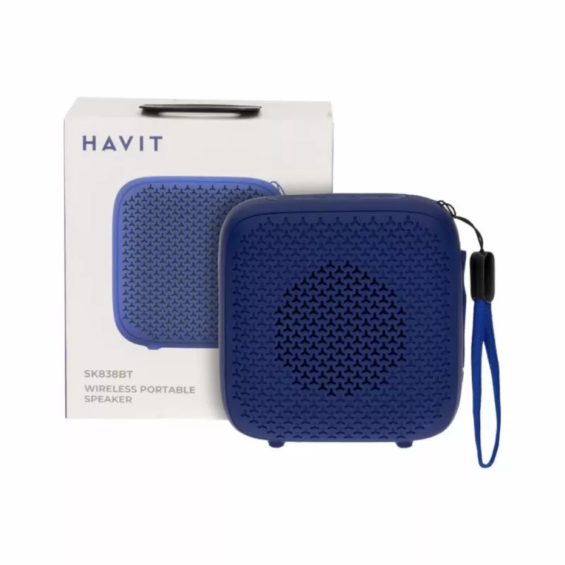 Havit SK838BT — bezprzewodowy głośnik Bluetooth, niebieski