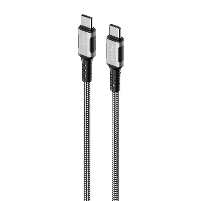 Havit CB6297 kabel magnetyczny USB Type C na USB Type C 1m czarny