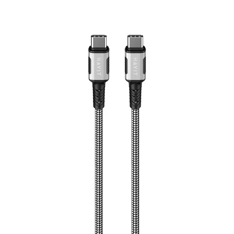 Havit CB6297 kabel magnetyczny USB Type C na USB Type C 1m czarny
