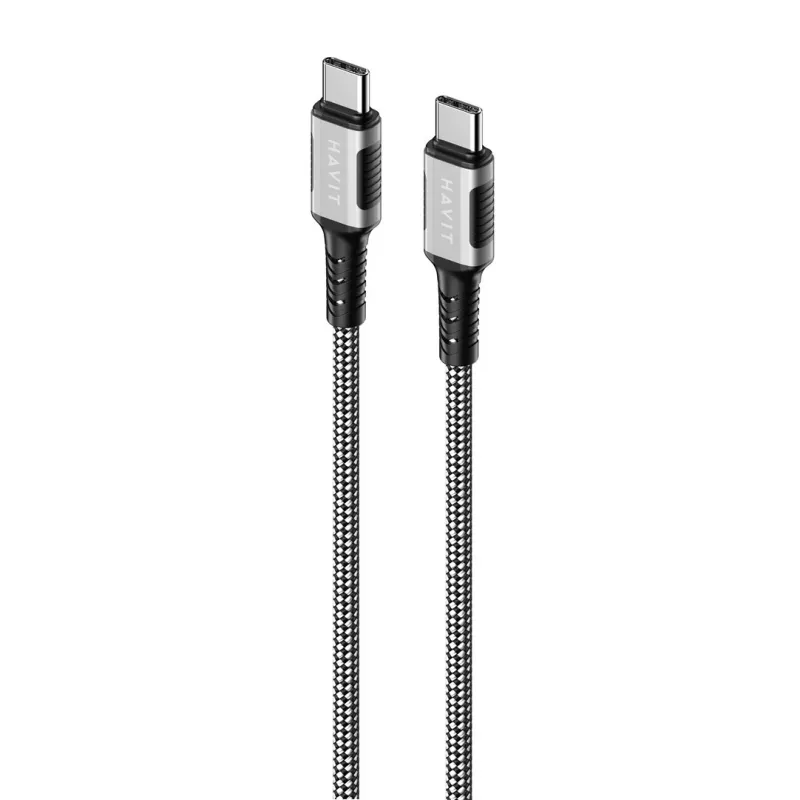 Havit CB6297 kabel magnetyczny USB Type C na USB Type C 1m czarny