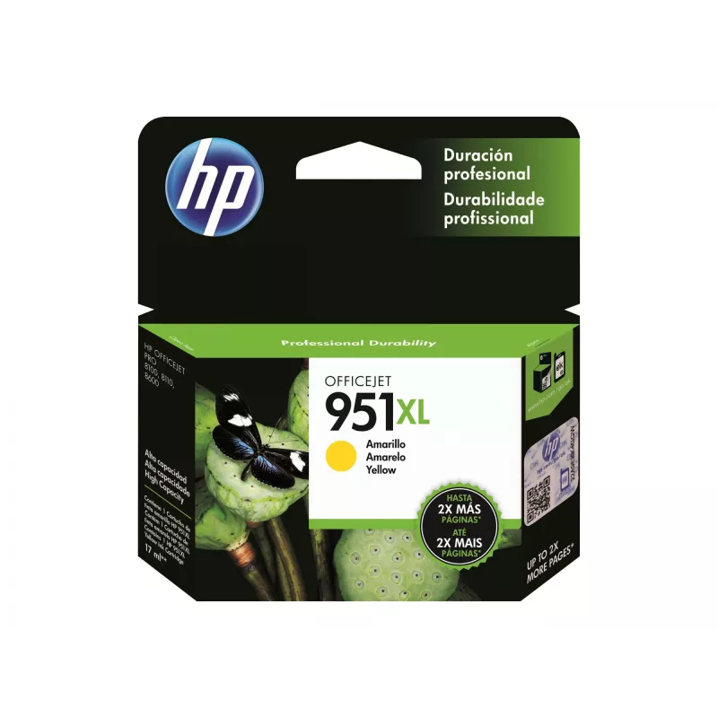 HP 951XL wkład atramentowy żółty blister OJ Pro 8600 8600plus 8100