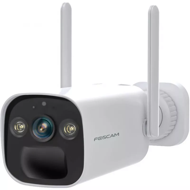 Kamera IP Foscam BP4 Biała — rozdzielczość 1080P, bezprzewodowa, noktowizor