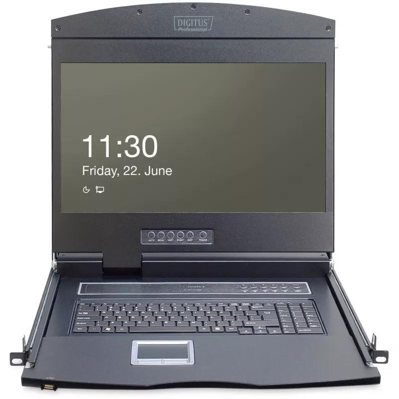 Modułowa konsola Digitus DS-72211 z 19-calowym TFT i touchpadem